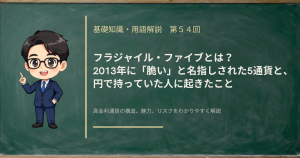 2013年に脆いと名指しされた5通貨と、円で見た値動きの違いを解説する記事のアイキャッチ画像